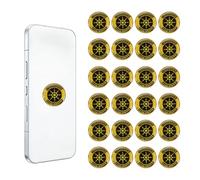 sourcing map 24 calcomanías de protección para teléfono (1 pulgada), calcomanías de equipo bloqueador para teléfonos inteligentes/tabletas/portátiles/televisión/dispositivos electrónicos, color verde