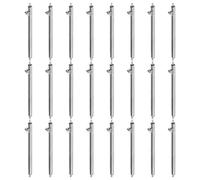 sourcing map 24 pasadores de resorte de liberación rápida de 23 mm de diámetro, de acero inoxidable, pasadores de repuesto para correas de reloj