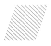sourcing map 24 varillas redondas de acero de 1,2 mm de diámetro, HSS barra de torno herramienta de 100 mm de largo para taladros de eje, tornos, máquina de torneado, eje cilíndrico en miniatura
