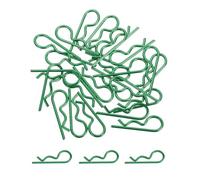 sourcing map 25 clips de cuerpo a control remoto, 1.4 mm de acero inoxidable universales RC clips R pines para modelos de escala 1/6 1/8 1/10 a control remoto para coche, camión, oruga, piezas de