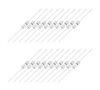 sourcing map 25 fusibles de tubo de vidrio, axial, con cable de plomo de 3,6 x 10 mm, 10 A, 250 V, para reemplazar o reparar muchos dispositivos electrónicos del hogar (T 10 A)