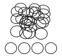 sourcing map 25 juntas tóricas AS-131, juntas tóricas de goma de nitrilo de 1-11/16 pulgadas de diámetro interior, 1-7/8 pulgadas de diámetro exterior, junta de sellado redonda de 3/32 pulgadas de