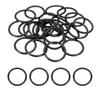 sourcing map 25 juntas tóricas AS-219, juntas tóricas de goma de nitrilo de 1-5/16 pulgadas de diámetro interior, 1-9/16 pulgadas de diámetro exterior, junta de sellado redonda de 1/8 pulgadas de