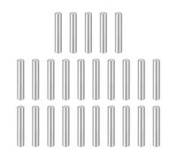 sourcing map 25 pasadores cilíndricos M8 x 45 mm de acero inoxidable 304 para soporte de estante, elementos de sujeción para dispositivos de metal, muebles de madera, instalación de bricolaje, color