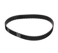 sourcing map 255-L-100 L - Correa dentada de goma de 64,8 cm de largo x 2,5 cm de ancho x 0,5 cm de alto, 68 dientes de bucle cerrado