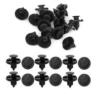 sourcing map 25Pcs 20mm Remache De Paragolpes Guardabarros Vehículo 15mm Grapa 8mm Agujero Clips De Sujeción para Grapas Puerta