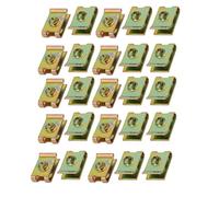 sourcing map 25pcs acero de resorte velocidad sujetador T Tuerca de latón tono para M5 Tornillo