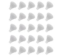 sourcing map 25Pcs Boquillas de Repuesto para Cabezal de Ducha Boquillas de Silicona Rociador Redondo de Boquilla Reparación para Cabezal Diámetro del Orificio para 4mm Gris Claro
