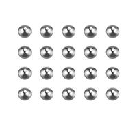 sourcing map 25uds 8mm 201 Inoxidable Acero Rodamiento Bolas G200 Precisión