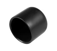 sourcing map 25uds Caucho Extremo Tapas 23mm ID Vinilo Redondo Extremo Tapa Cubierta Tornillo Rosca Protectores Negro