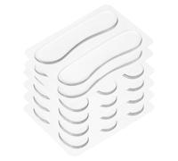 sourcing map 26 almohadillas de gel para amortiguadores de tambor, silenciadores de tambor, amortiguadores de tambor, gel de luna, transparente, 30 x 25 x 3 mm/98 x 22 x 2 mm, para control de tono de