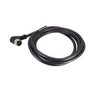 sourcing map 2M M12 Conector Enchufe de Aviación Cable Eléctrico de 5 Pines Hembra de Ángulo Recto