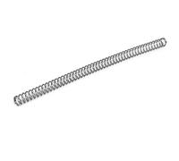 sourcing map 2mmx16mmx305mm 304 muelles de compresión de acero inoxidable tono plateado