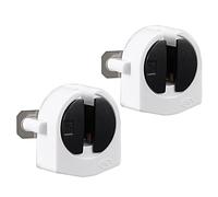 sourcing map 2Pcs 2A G5-F288 T5 Light Socket G5 Base Fluorescente Portalámparas Blanco