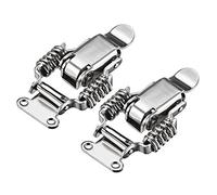 sourcing map 2pcs 304 de acero inoxidable con resorte de palanca Toggle Latch Catch Clamp 68mm