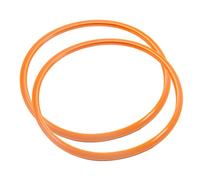 sourcing map 2Pcs Anillo De Sellado De Juntas De Caucho De Silicona De Repuesto De Sellador Para Ollas A Presión 36cm / 14.2 "