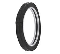 sourcing map 2pcs Cinta adhesiva aislante eléctrico de 3mm ancho de 164 pies de longitud a una sola cara negra