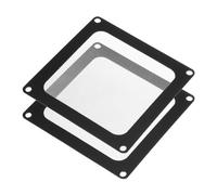 sourcing map 2PCS Filtro de Polvo para PC, Marco Magnético de Nylon de 90x90mm, Cubierta de Malla a Prueba de Polvo para Ventiladores de la Caja de la Computadora, Altavoces, Negro