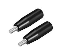 sourcing map 2pcs M6 Vástago roscado Mango rotatorio máquina Mango macho