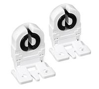 sourcing map 2Pcs Portalámparas para Lámparas Fluorescentes De Luz Blanca Accesorios 2T8 Hembra Base G13