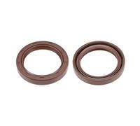 sourcing map 2pcs Sello de Aceite de 35mm de Diámetro Interior, Sellos de Doble Labio de Caucho Flúor Junta de Eje Rotativo Métrico Cubierta para Máquinas Hidráulicas Neumáticas, 35mmx47mmx7mm