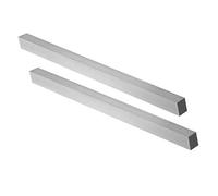 sourcing map 2pcs taladro de metal Cuadrada de Herramienta HSS Barra molinillo perforador taladro de metaldor Torno de Giro de 12mmx12mmx200mm