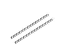 sourcing map 2pcs Varillas de Movimiento Lineal 10mm x 150mm (0.39 x 5.91 Pulgadas) de Acero con Recubrimiento de Cromo Endurecido para Guías Redondas de Eje Lineal, CNC