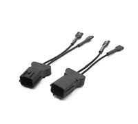 sourcing map 2uds Bocina Claxon cableado Adaptador coleta Toma Plástico Coche
