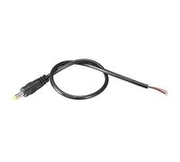 sourcing map 2uds Coleta de Conector de Enchufe Macho de Barril de 4.0mm x 1.7mm 3A 30cm de Alimentación DC