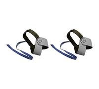 sourcing map 2uds ESD Anti Estático Pie Talón Correas Anti Estático Muñeca Correa Banda Ajustable para Puesta Tierra Eliminación Estático Gris