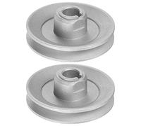 sourcing map 2uds Industrial Coser Máquina Embrague Motor Polea 15mm Interior 80mm Exterior Diámetro Aluminio Eléctrico Transferencia Rueda Polea