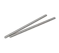 sourcing map 2uds M10 X 250mm Completamente Roscada Varilla 304 Inoxidable Acero Derecha Mano Roscas