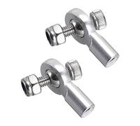 sourcing map 2uds M3/3mm 18mm Articulación Varilla Extremo Unión Varilla Extremo Bola Cabeza Articulación Adaptador para RC Tractor Barco