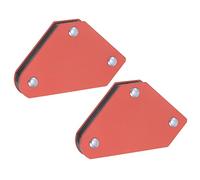 sourcing map 2uds Mini Flecha Soldadura Imán Soporte, 10LBS 45, 90, 135 Grados Ángulo Arco Tig Mig Magnético Metal Abrazaderas Trabajo Herramientas para Soldar, Soldadura, Montaje