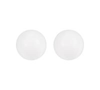 sourcing map 2uds PA6 Nylon Sólido Plástico Bolas 25mm G3 Precisión Rodamiento Bola
