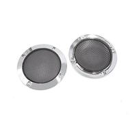 sourcing map 2uds Subaltavoz Protector Cubierta 4,9" Cromado Coche Audio