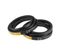 sourcing map 2x Correas Trapezoidales de Accionamiento V, Circunferencia Exterior de 1372mm, B54 Modelo, Correa de Transmisión de Goma de Potencia Industrial