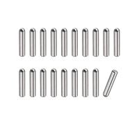 sourcing map 2x10mm Espiga Pasadores, 20uds 304 Inoxidable Acero Redonda Cabeza Plana Chaflanado Extremo Espiga Pasador Madera Litera Cama Estante Picas Soporte Estantes Sujeción Elementos
