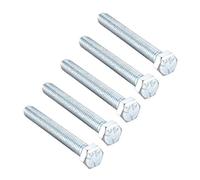 sourcing map 3/8-16 * 3 '' tornillo de cabeza hexagonal pernos sujetador grado 5 unc acero al carbono negro 5pcs