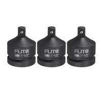 sourcing map 3 adaptadores de enchufe de impacto de 1 pulgada hembra a macho de 0.5 pulgadas 4140 CR-MO llave de vaso de acero reductor convertidor aumentador para destornillador de impacto
