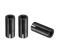 sourcing map 3 adaptadores de pinza de acero al carbono de 12 mm a 6,35 mm (1/4 pulgadas) de acero al carbono, manguito de reducción, vástago de herramienta, adaptador de portabrocas de conversión