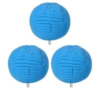 sourcing map 3 almohadillas de pulido de bolas de 4 pulgadas de esponja de corte pesado para ruedas de coche, herramienta pulidora de detalles con vástago de 1/4 pulgadas de diámetro para automóvil
