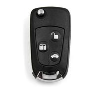 sourcing map 3 Botones Flip Plegable sin Cortar Clave Entrada Control Remoto para Ford Mondeo Fiesta Focus