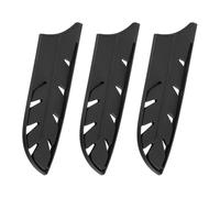sourcing map 3 fundas protectoras para cuchillos Santoku de 7 pulgadas, funda universal para cocina, color negro