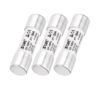 sourcing map 3 fusibles de cartucho de cerámica de 1000 V 30 A, fusible de retardo de tiempo de soplado rápido de 10 x 38 mm para sistemas solares fotovoltaicos, placa de circuito inversor de
