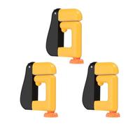 sourcing map 3 ganchos de mesa de animales de dibujos animados, ajustables, para bolsas de animales, portátil, extraíble, gancho de escritorio, soporte para mochila, para oficina, mesa, escritorio