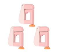 sourcing map 3 ganchos de mesa de animales de dibujos animados, ajustables, para bolsas de animales, portátil, extraíble, gancho de escritorio, soporte para mochila, para oficina, mesa, escritorio