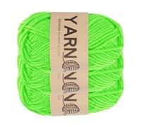 sourcing map 3 hilos de ganchillo, 1,8 mm, 5 capas, color verde oscuro, hilo acrílico de 75 g, hilos de peso deportivo, hilos suaves y esponjosos para tejer, manualidades, mantas, regalo, 164 yardas