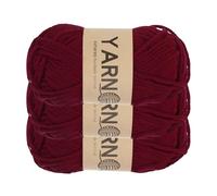 sourcing map 3 hilos de ganchillo de 1,8 mm, hilo acrílico de 5 capas de 75 g, hilo de peso deportivo, hilos suaves y esponjosos para tejer, manualidades, mantas, regalo, 164 yardas en total