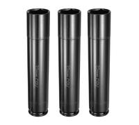 sourcing map 3 llaves de vaso de impacto profundo de 6 puntos de 1/2 pulgada, 32 mm, enchufe métrico de 8 pulgadas (200 mm), acero 45# extra largo tratado térmicamente para reparación de pernos de eje